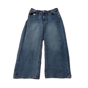 Quince Dark Blue Flare & Wide Leg Jeans